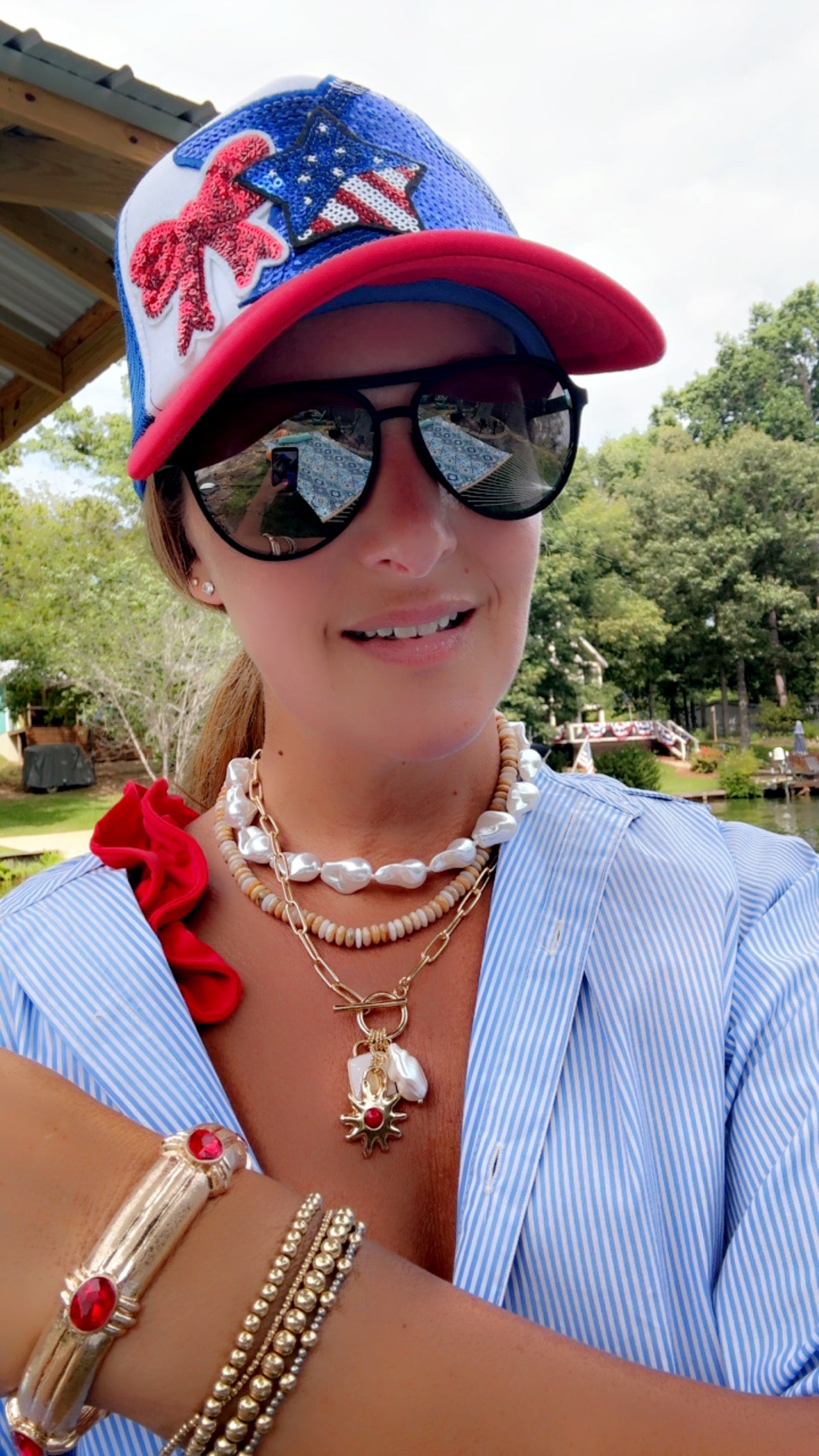Layered Necklace Charm