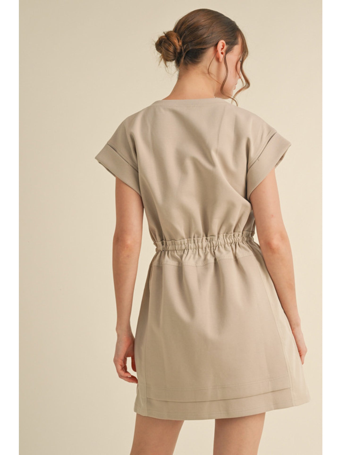 Taupe Jersey Dress