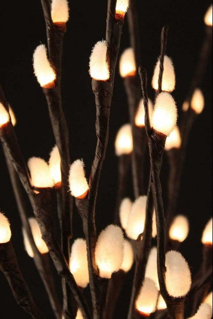 Natural Pussy Willow 80 Light LED