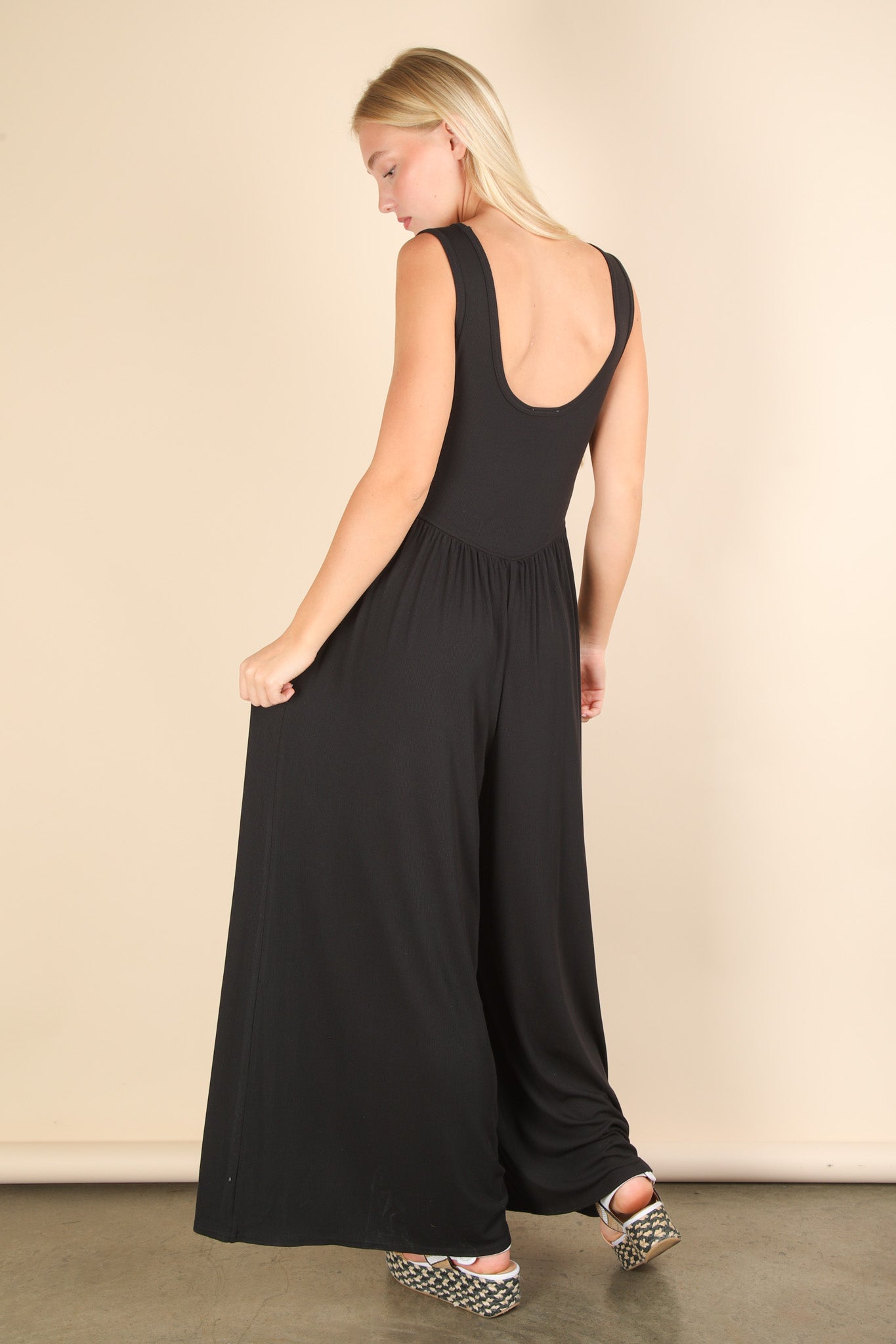 Black Jumpsuit in Plus