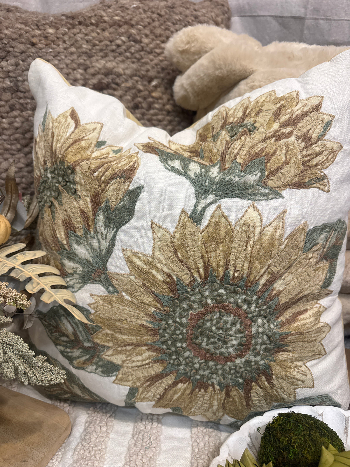 Sunflower Pillow