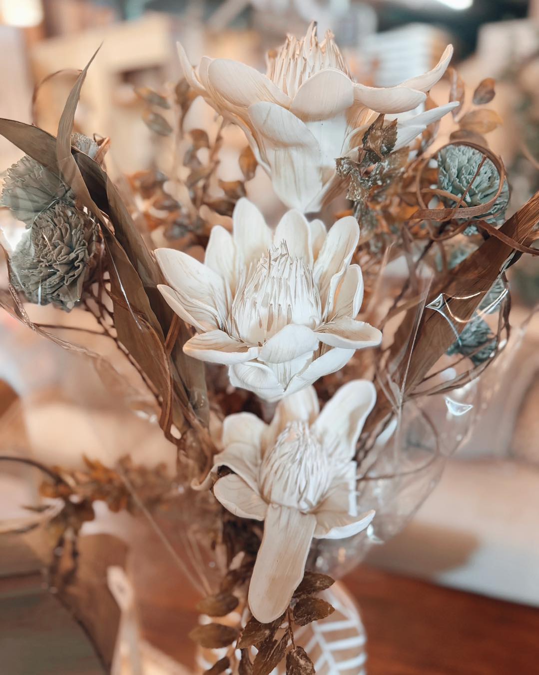 Life-like Protea Stem
