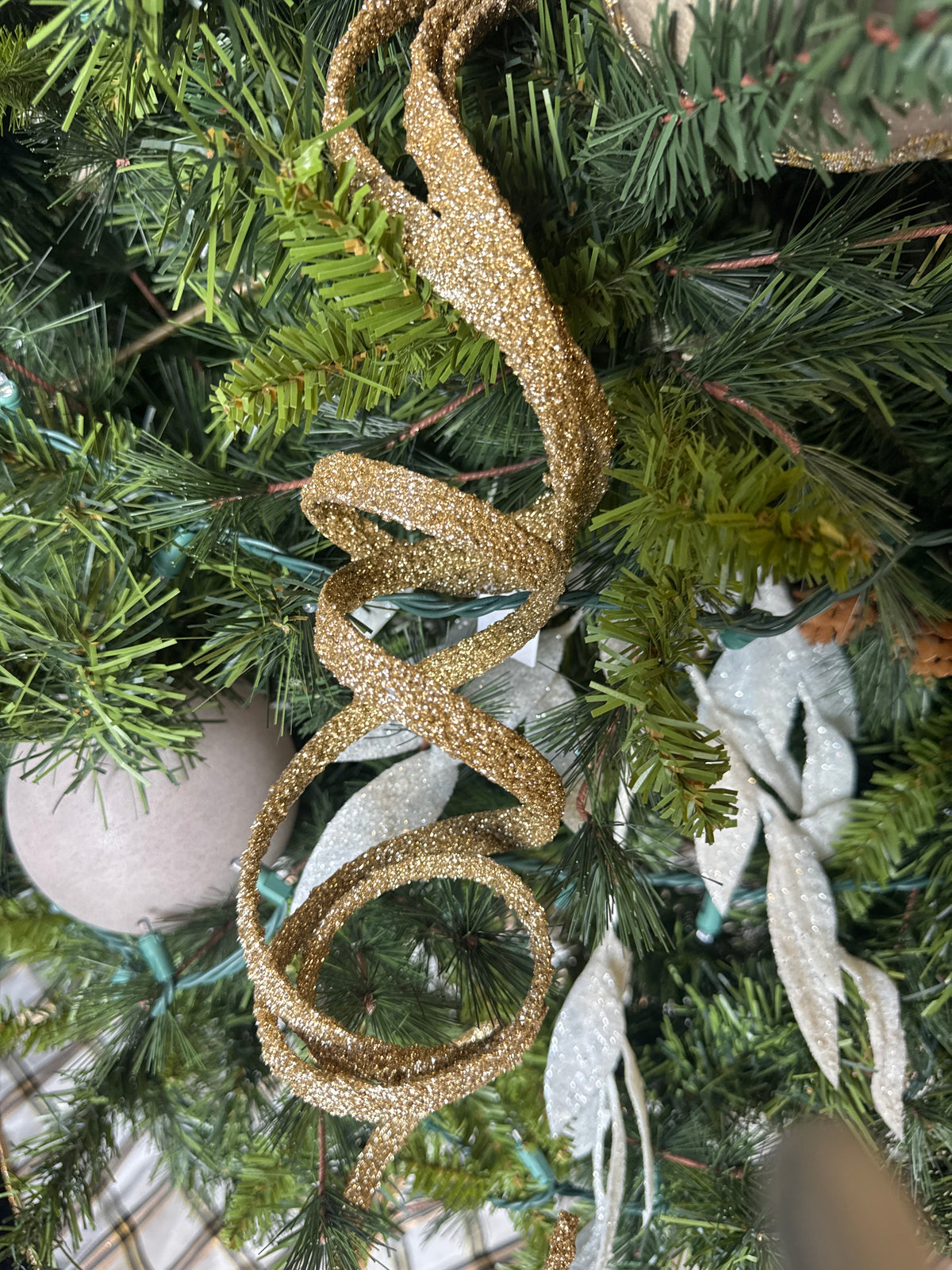 Champagne Curly Stem