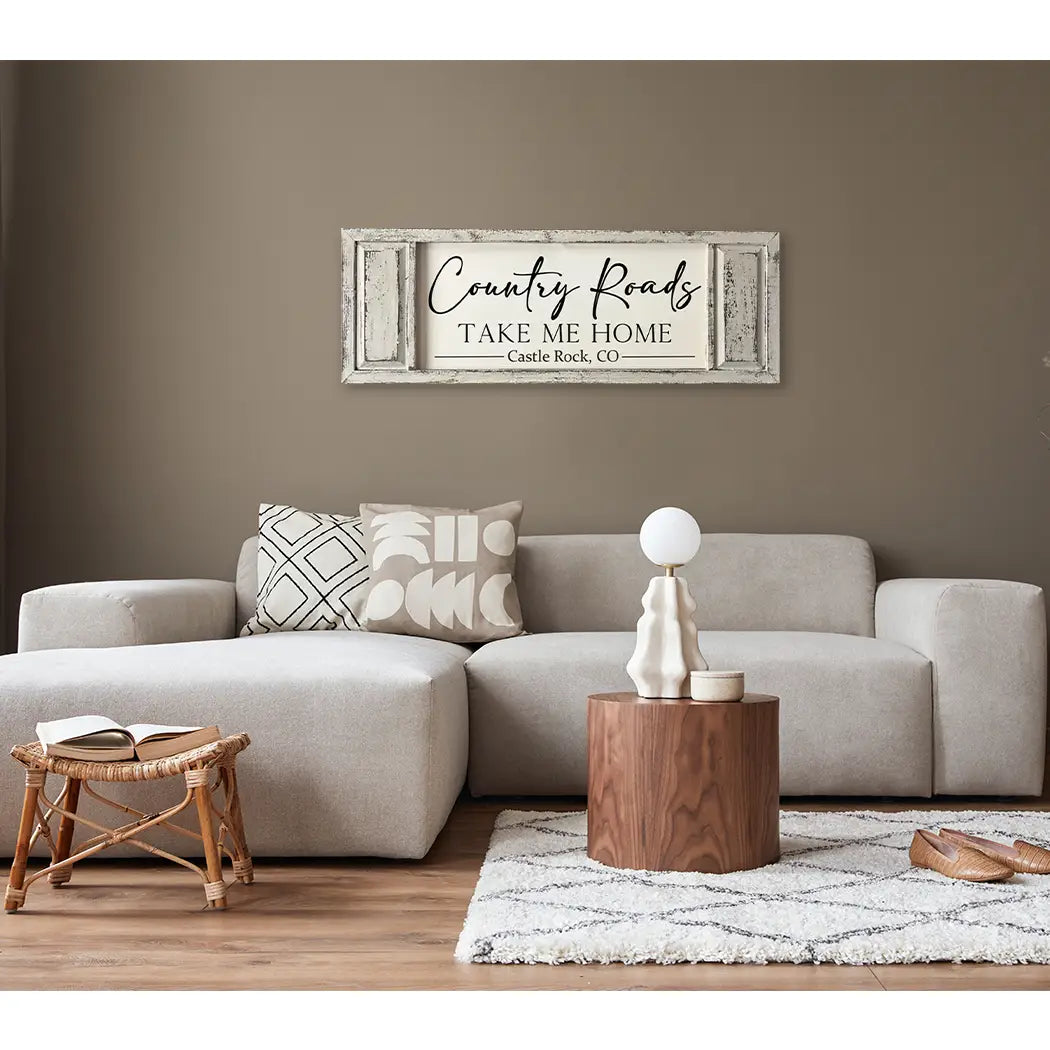 Country Roads Custom Sign ***LOCAL PICKUP ONLY***