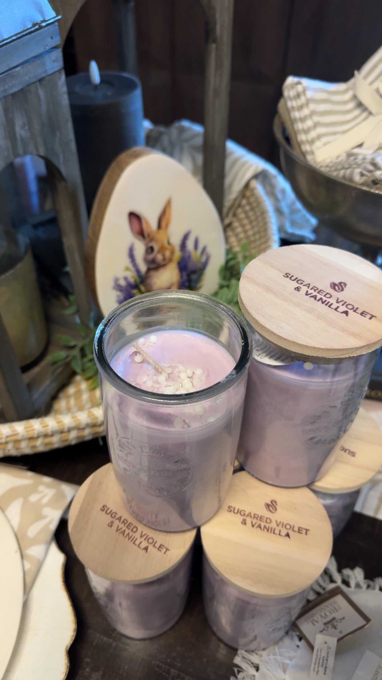 Sugared Violet & Vanilla Candle