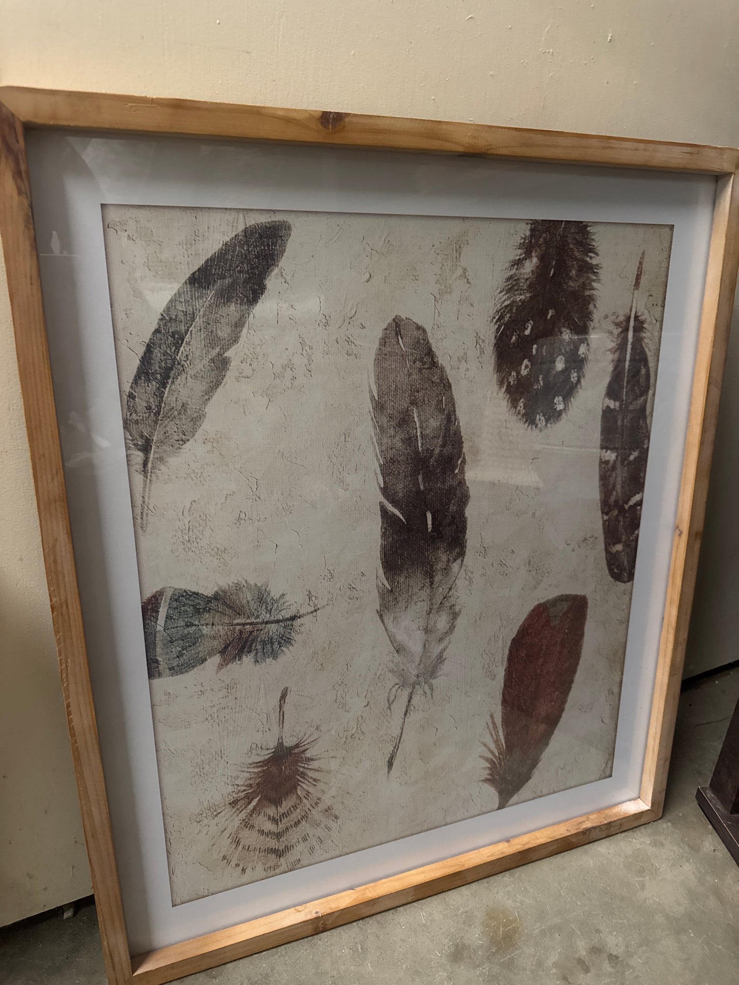Feather Framed Art