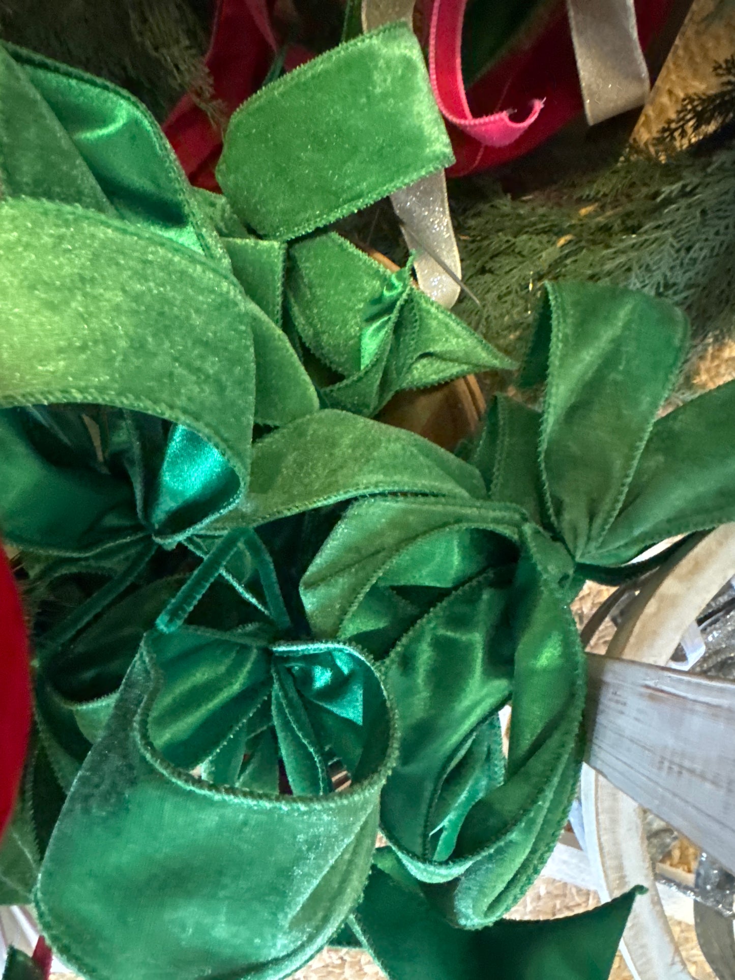 Green Single Bow