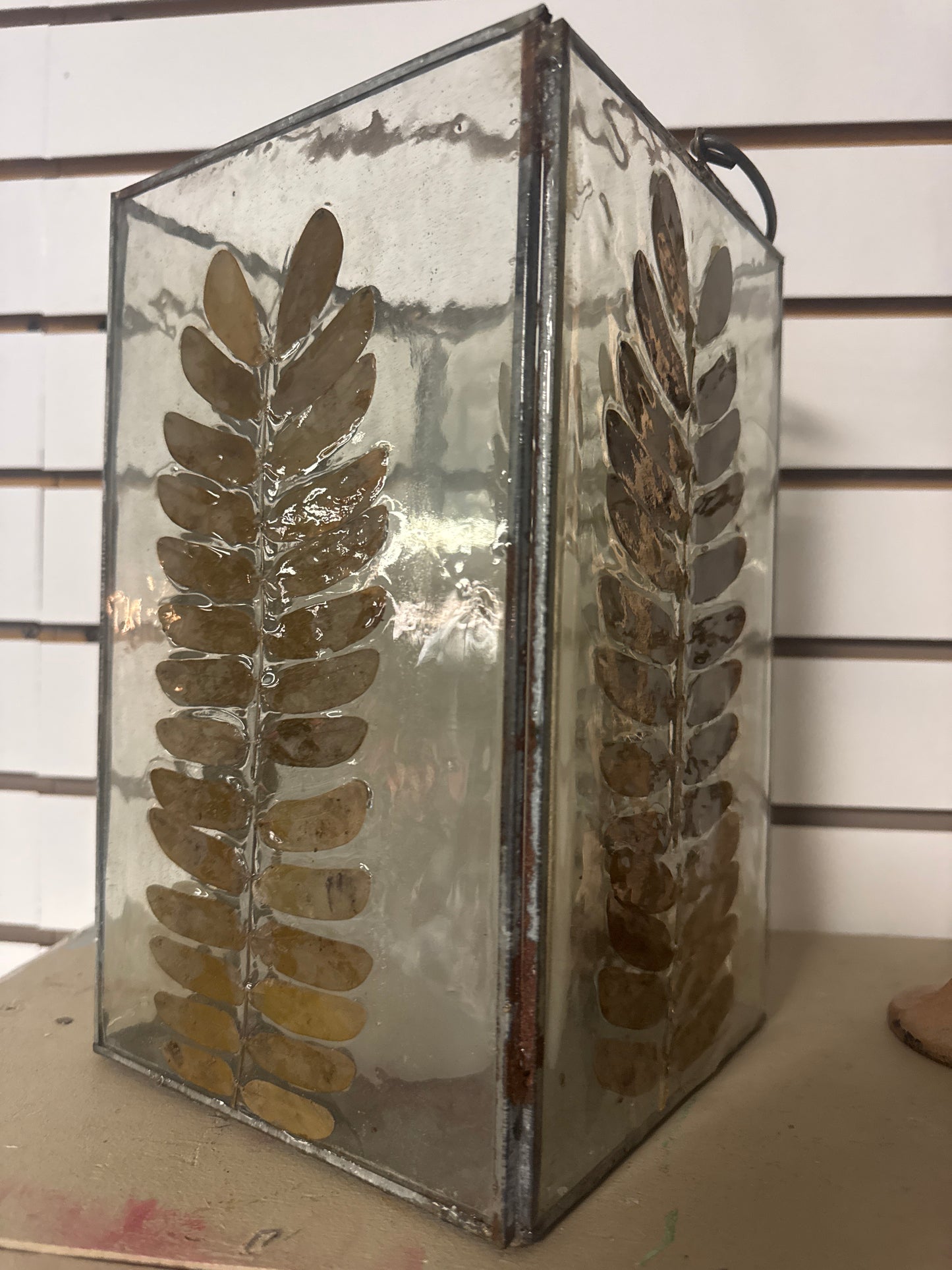 Glass Fern Lantern