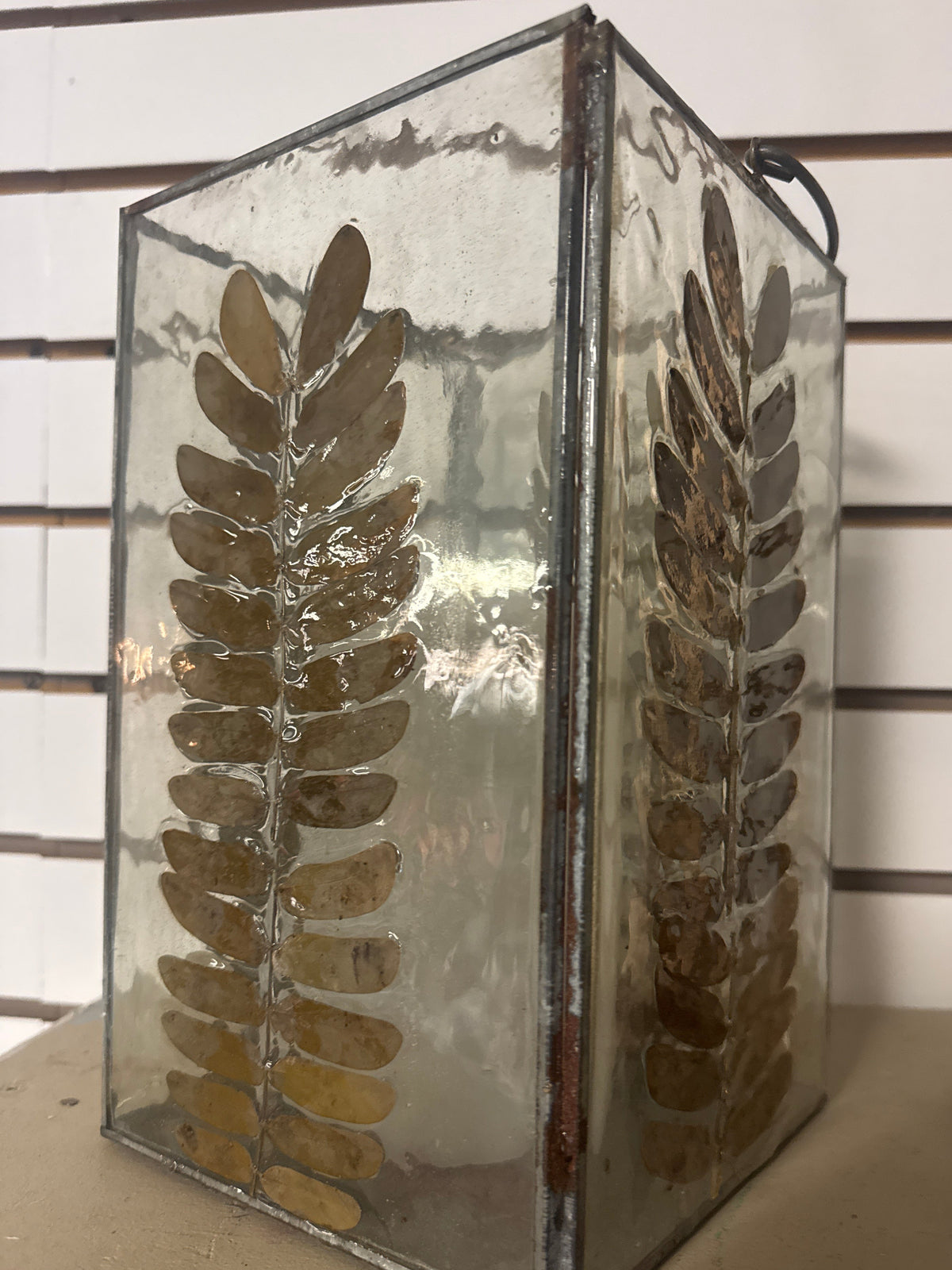 Glass Fern Lantern