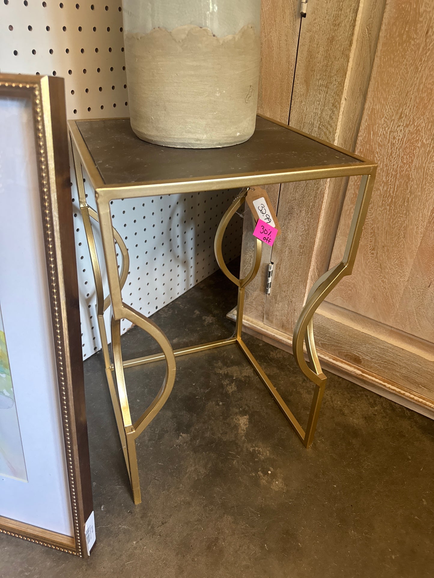 Gold Side Table