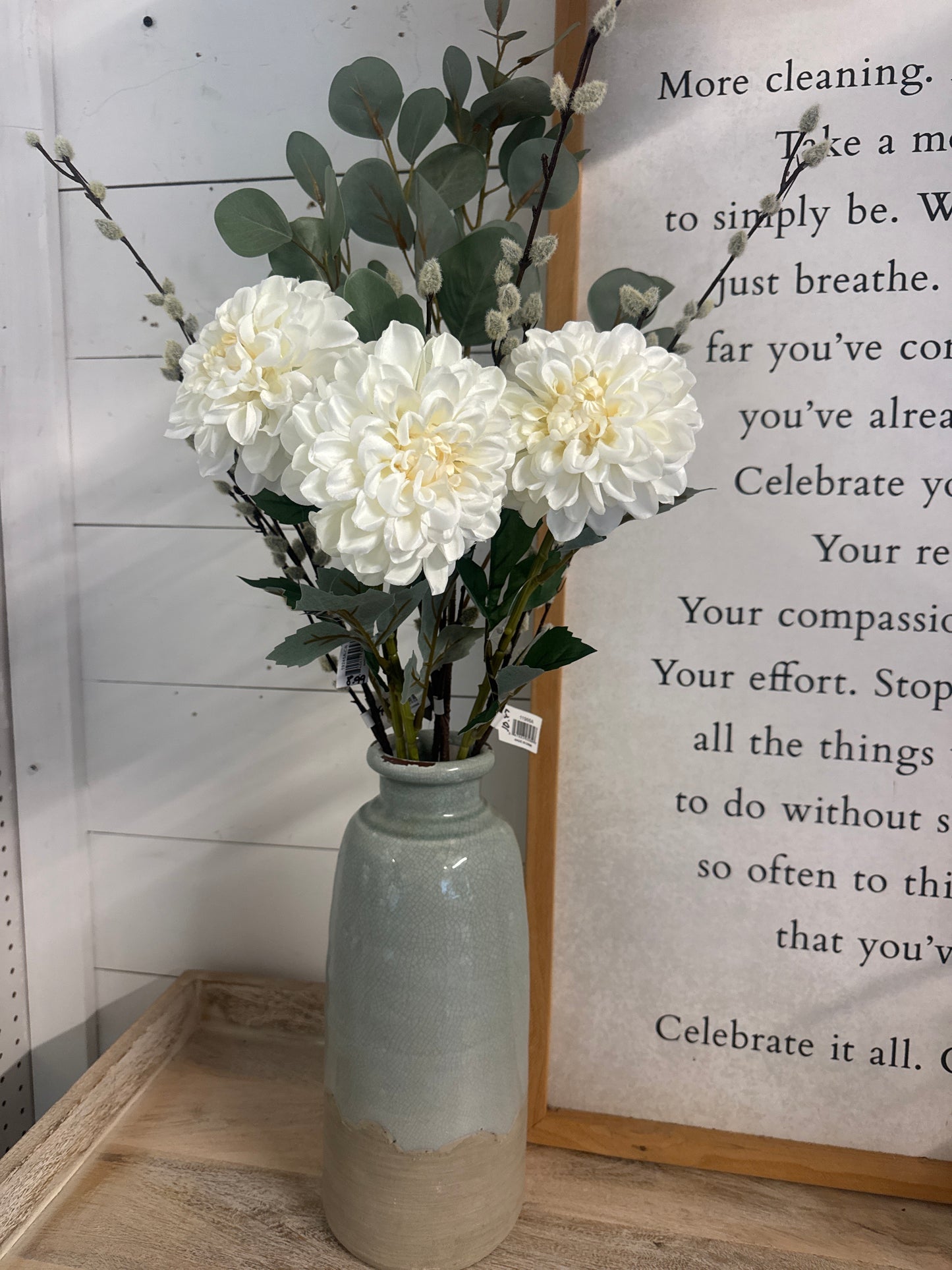 Blue Stone Vase