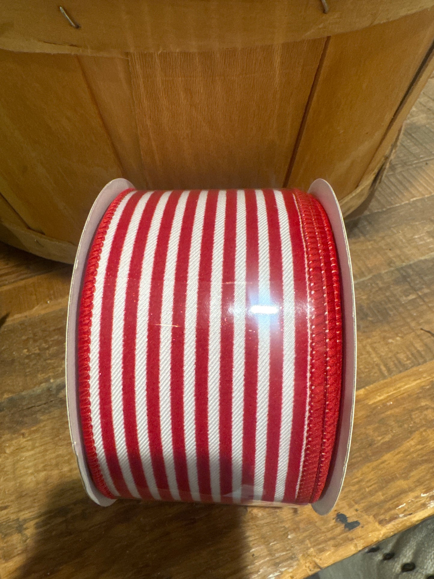 Red/White Stripe Ribbon