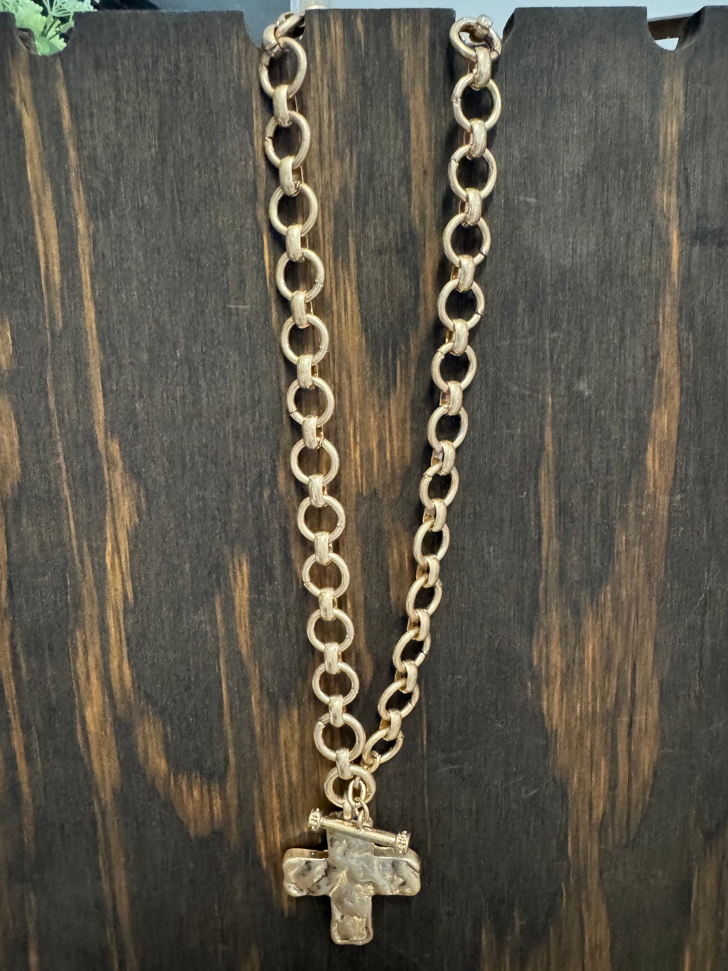Large Cross Necklace