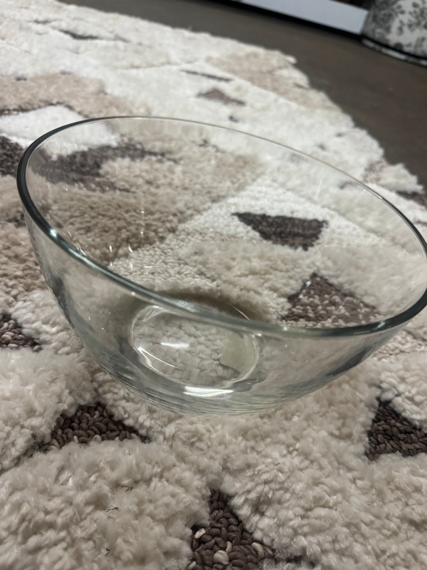 Thick Glass Bowl