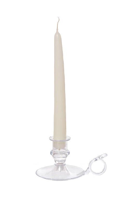 White Taper Candle 8”