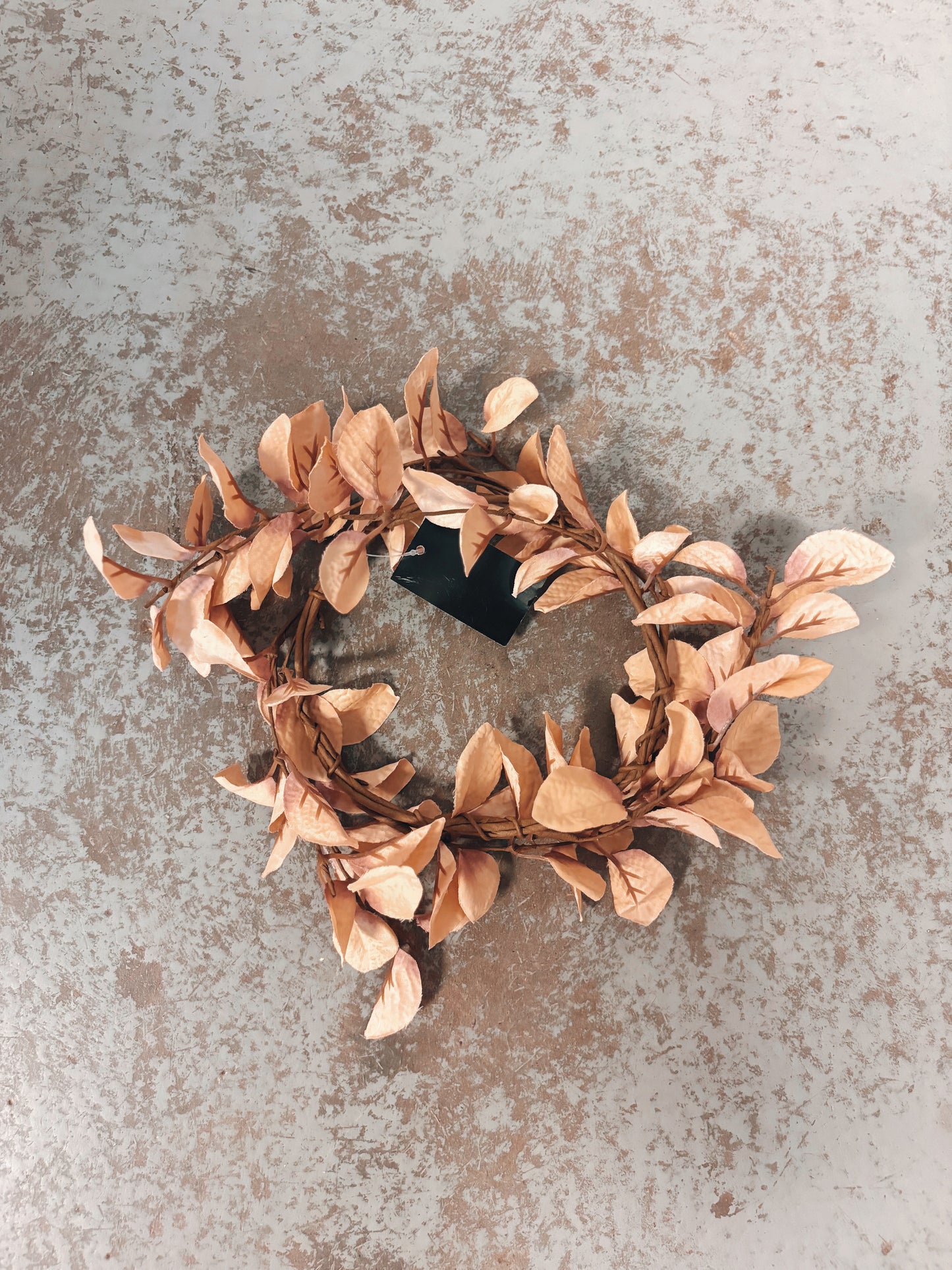 Beige Eucalyptus Candle Ring