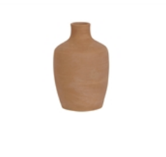 Terracotta Vase 11.8”H