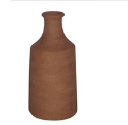 Lg. Terracotta Bottle 8.65”H