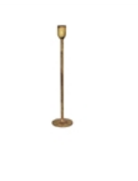 Candle Holder H 10.25 x Dia 2.25" Old Brass