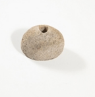 Candleholder Rock Natural 5.75x3.25"x4.75"