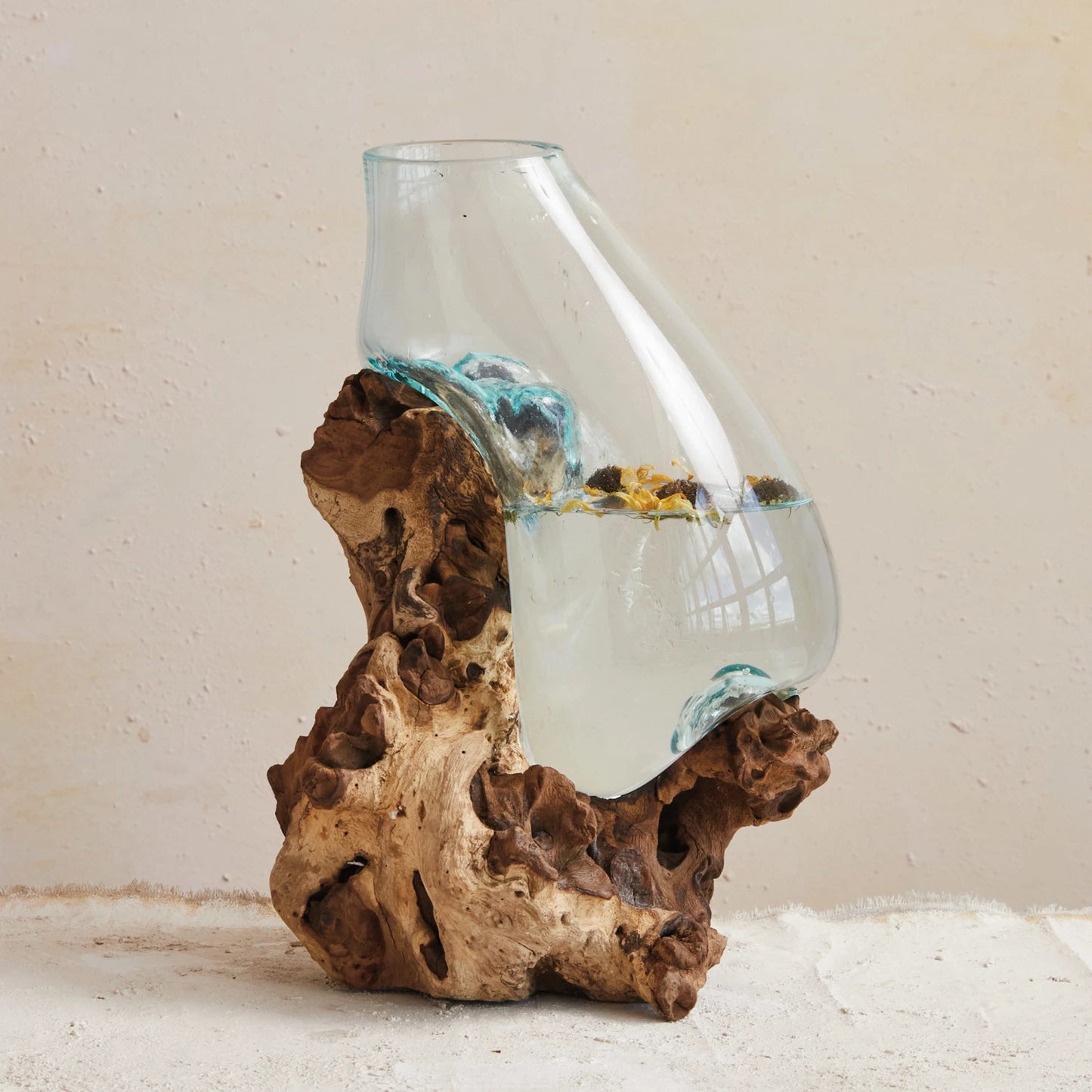 Vase on Wood Base ***LOCAL PICKUP ONLY***