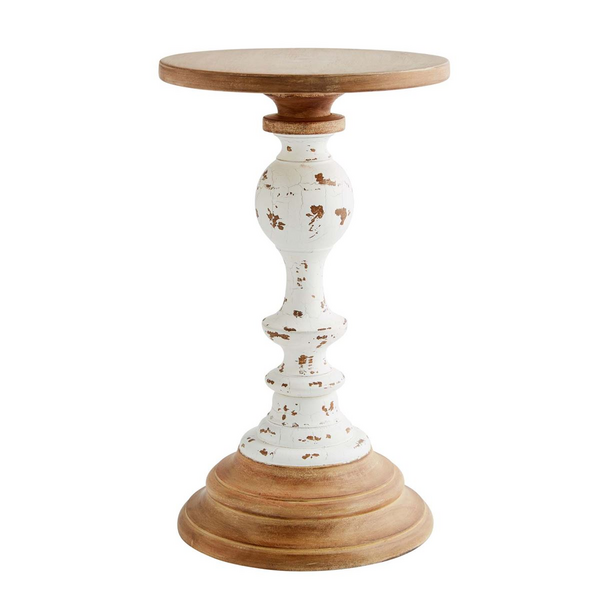 Two-Tone Wood Candle holder