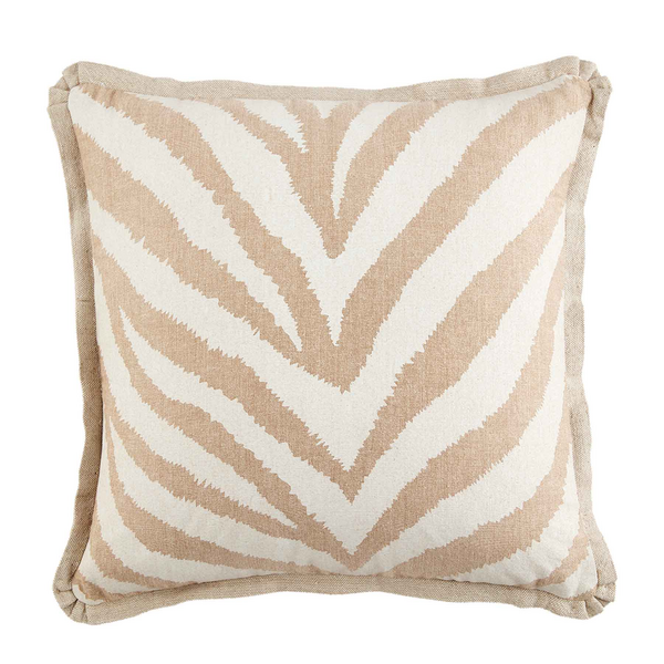 Zebra Print Throw Pillow