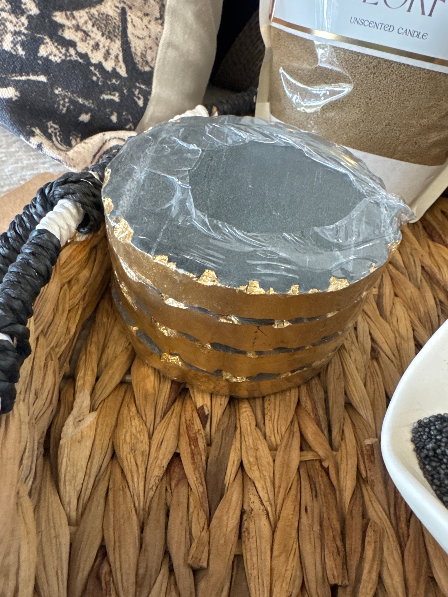 Black Marble Coasters