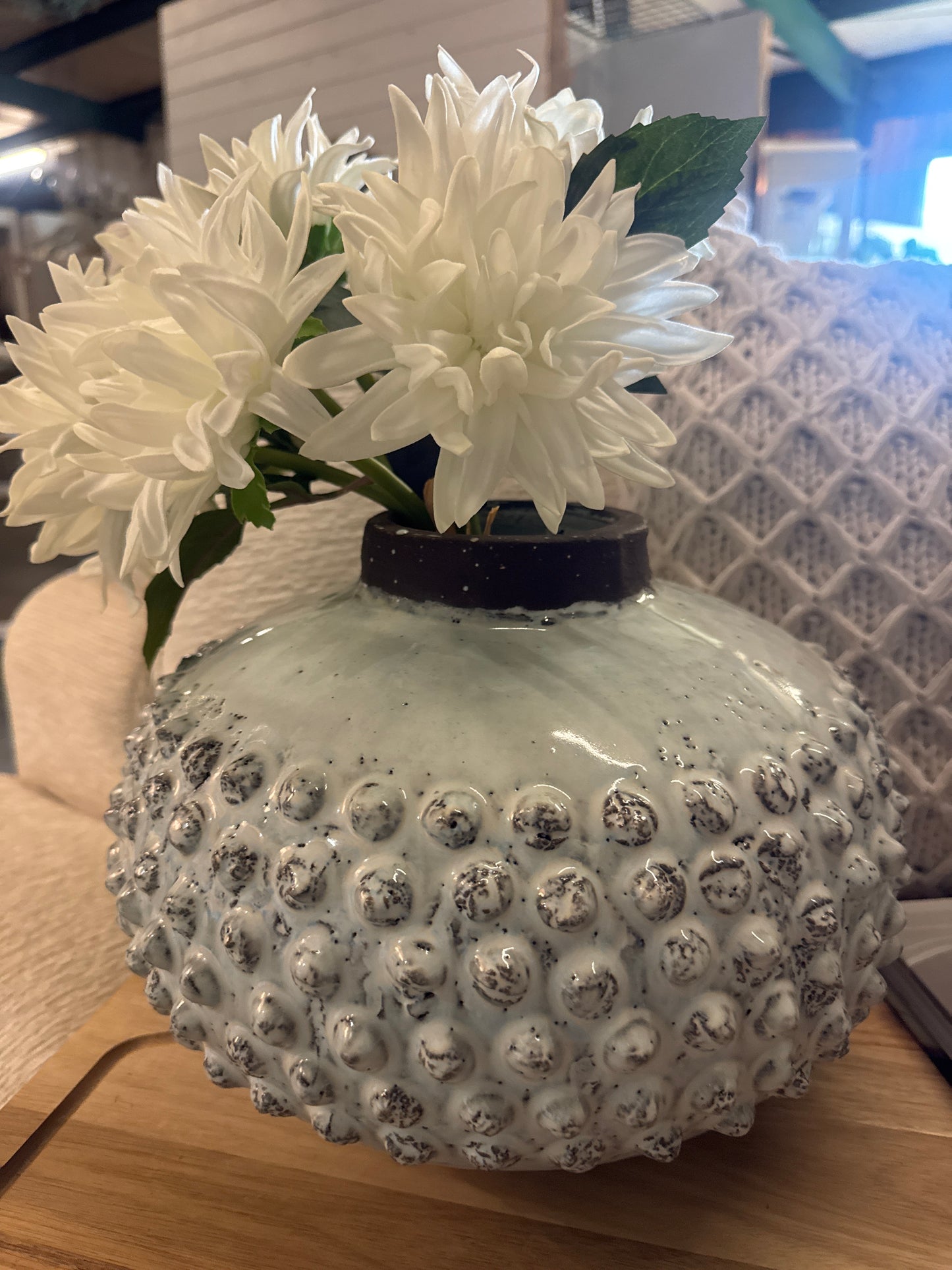 Blue Dot Vase