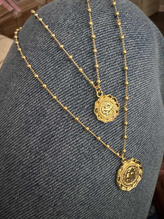 Dot Coin Necklace