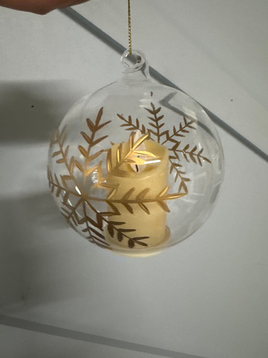 4” LED Glass Etched