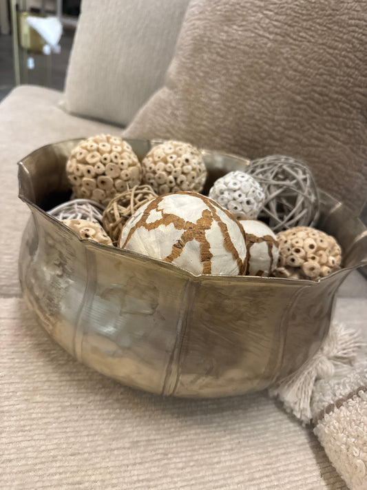 XL Gold Decorative Bowl