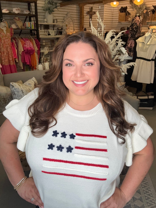 USA Flag Top Regular & Plus