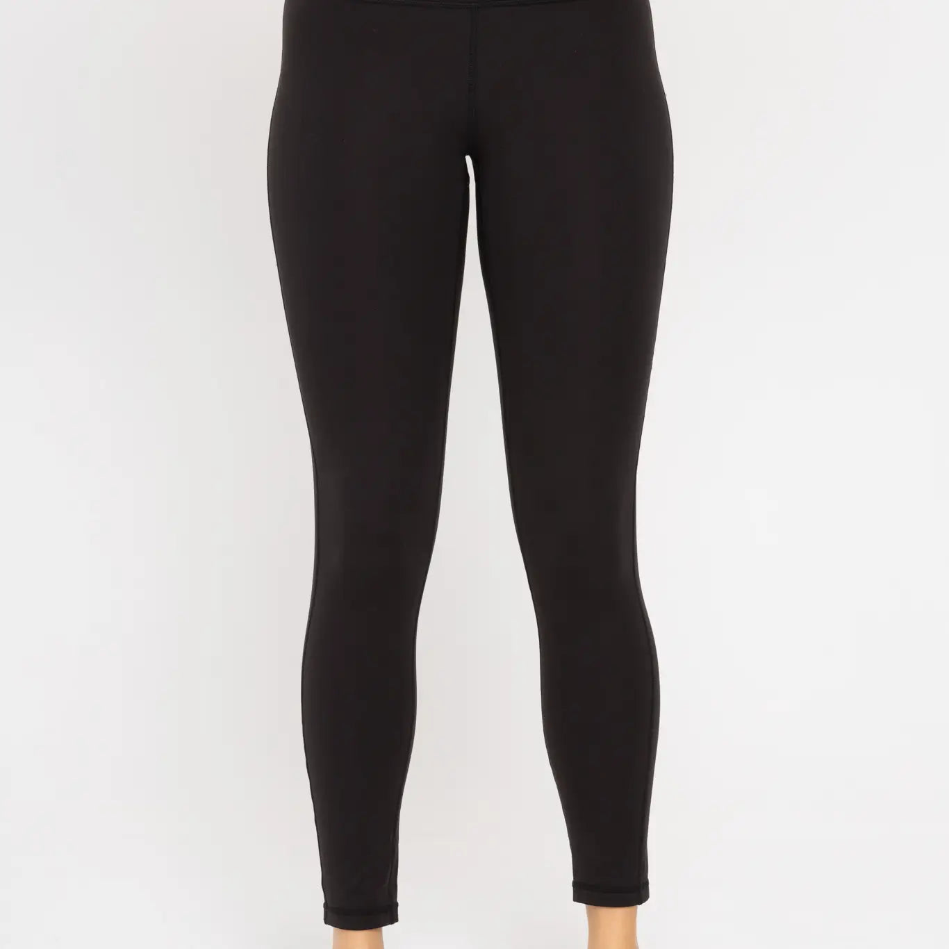 Black Essential Solid Leggings