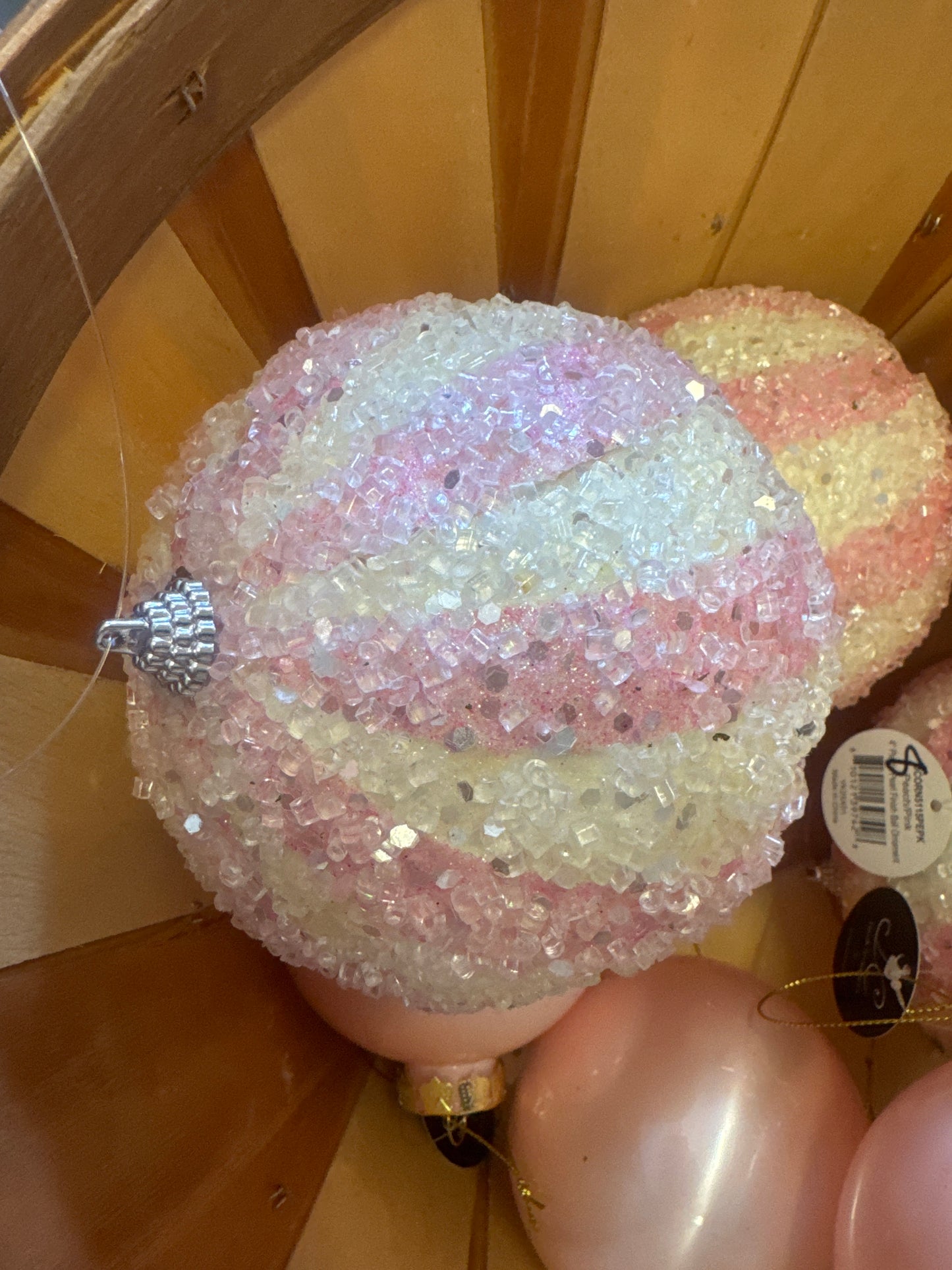 Pink Round Candy Orn