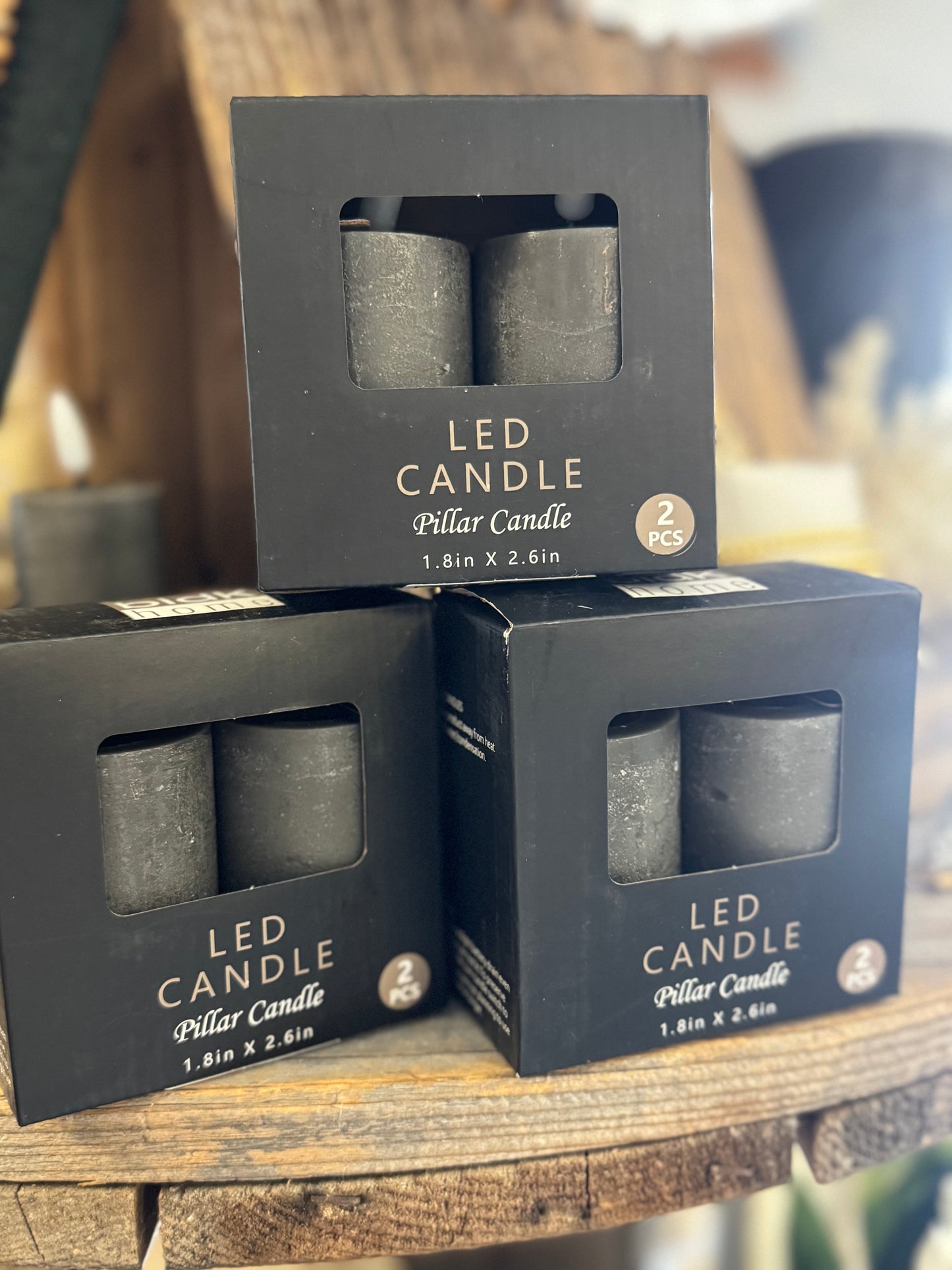 1.8x2.6” Set of 2 Pillar Candles