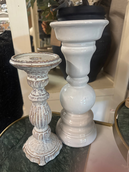 Ceramic Candlesticks