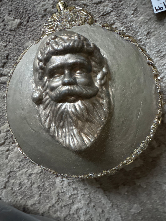 Santa Disc Orn