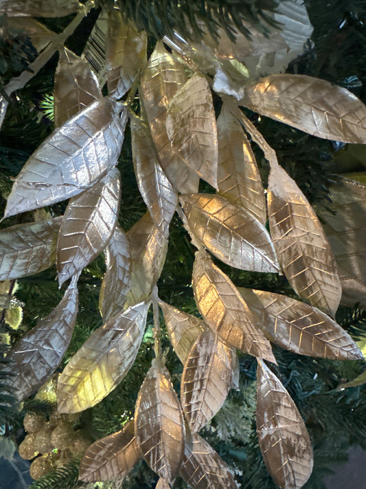 White Gold Leaf Stem
