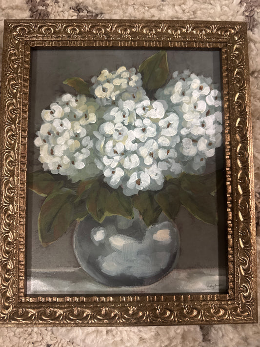 Blue Hydrangea Art