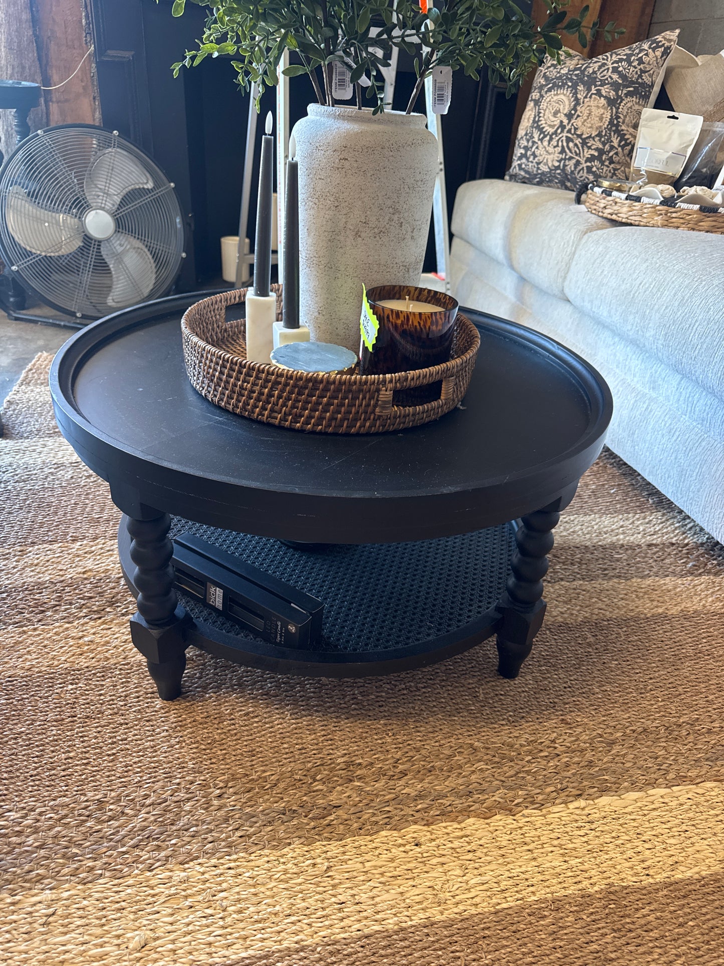 Round Wood Coffee Table