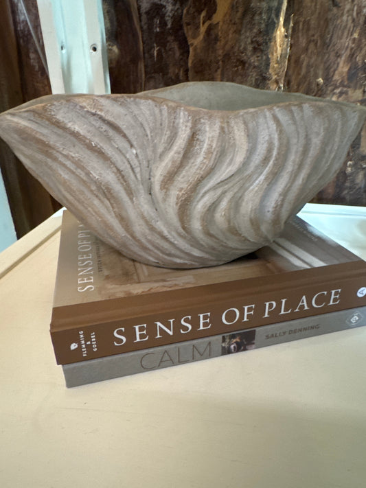 Cement Oblong Bowl