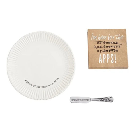 Hors D'Oeuvres Plate Set