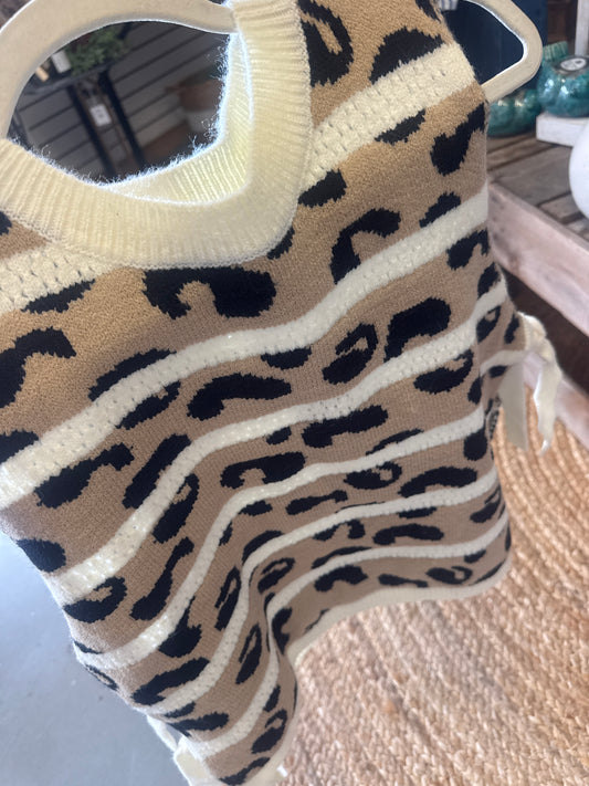 Cheetah Side Tie Med