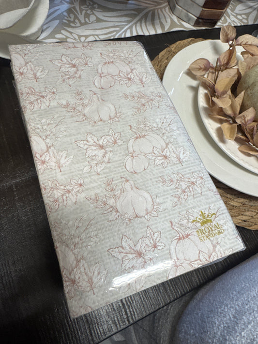 Harvest Toile Guest Napkins