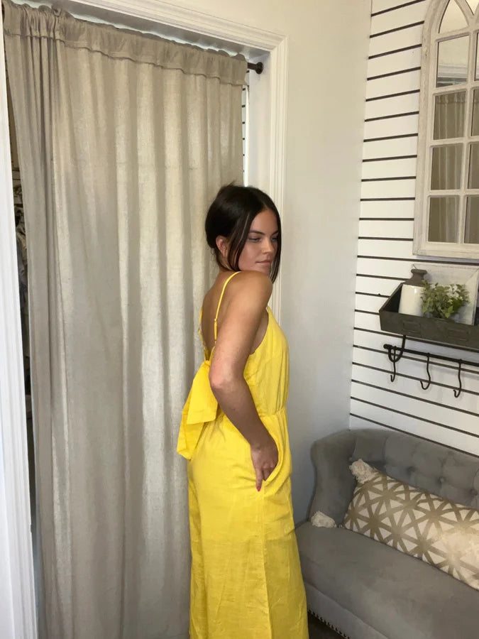 Sunshine Romper with the Back Tie