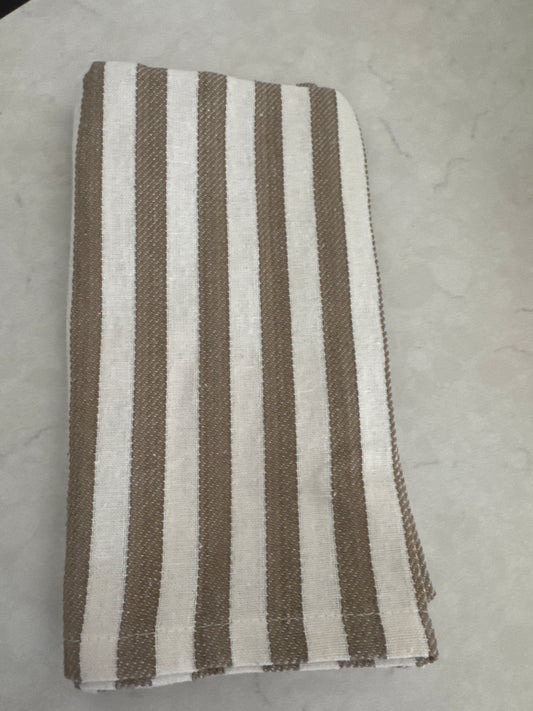 Brown Stripe Napkin