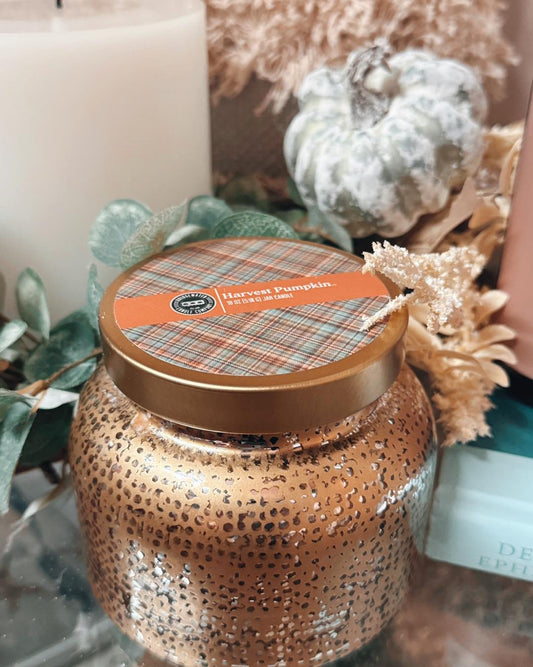 Harvest Pumpkin Holiday Jar