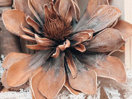 Natural Foam Flower Large