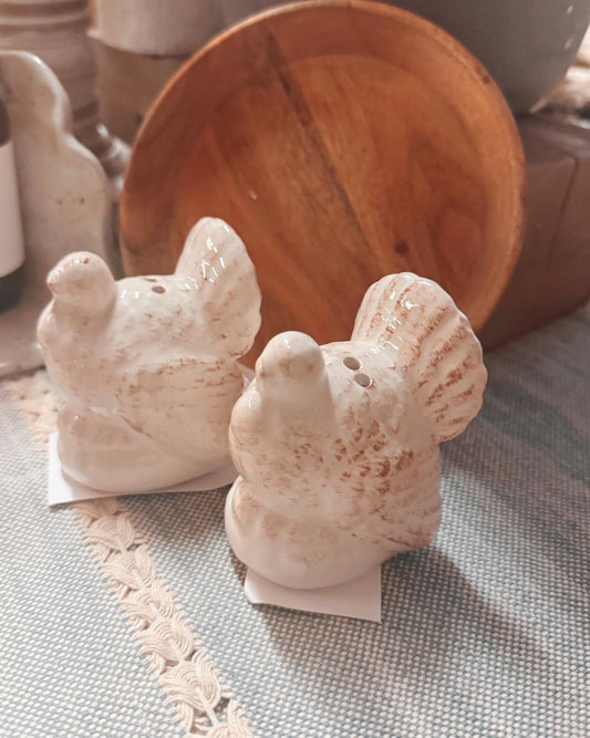 Turkey Salt and Pepper Shakers